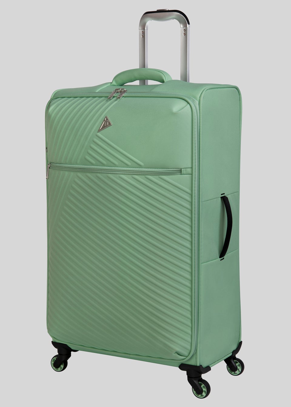 IT Luggage Green Soft Shell Suitcase Matalan