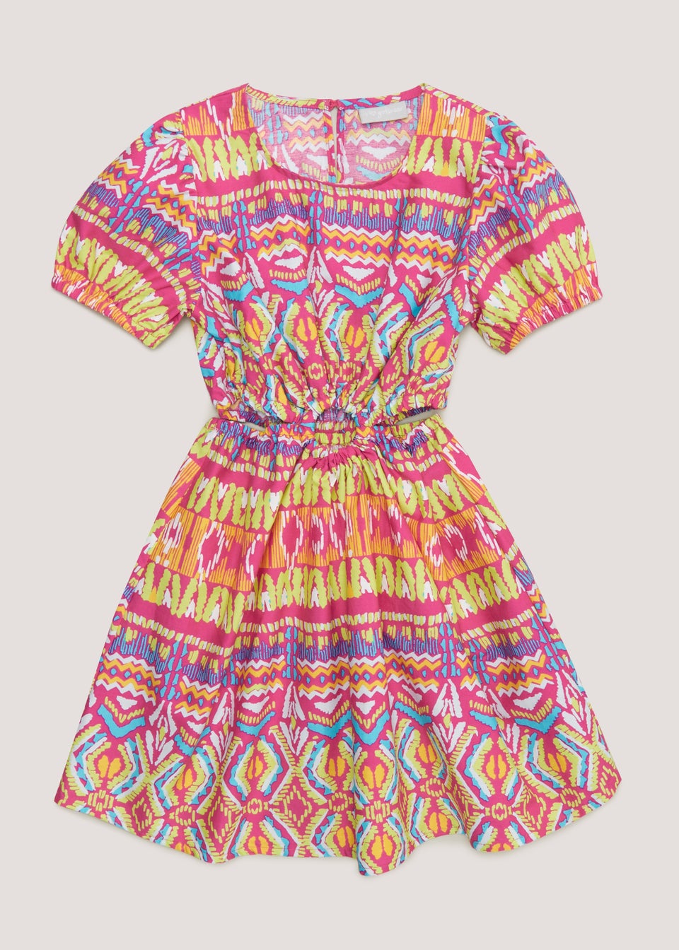 Girls Multicoloured Aztec Ring Dress (4-13yrs)