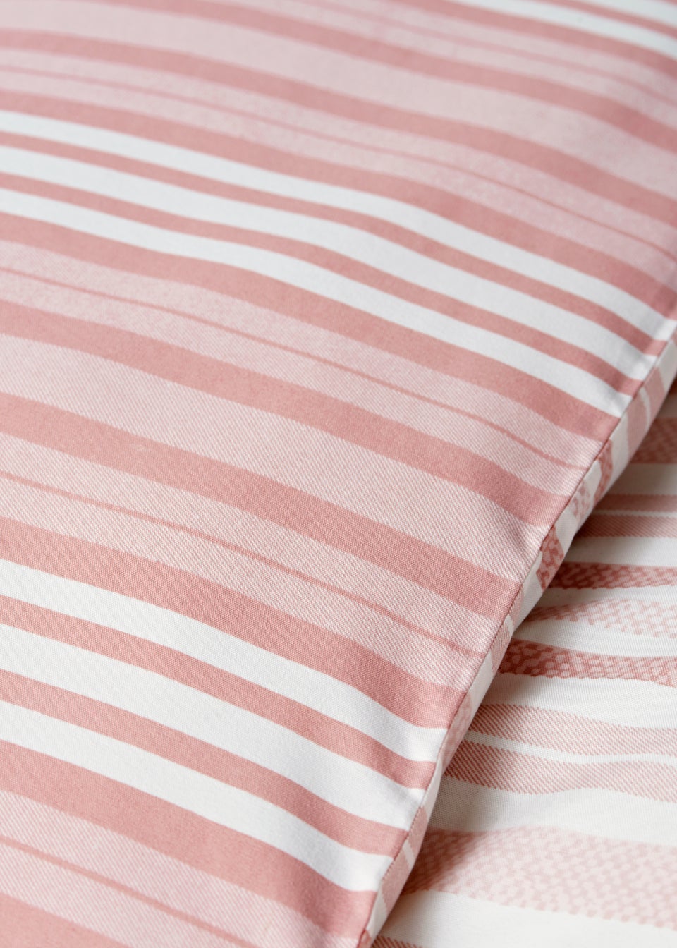 Pink Narrow Stripe Duvet Cover