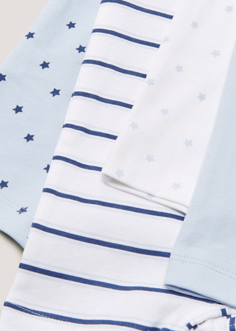 Baby 2 Pack Blue Star Rompers (Newborn-18mths)