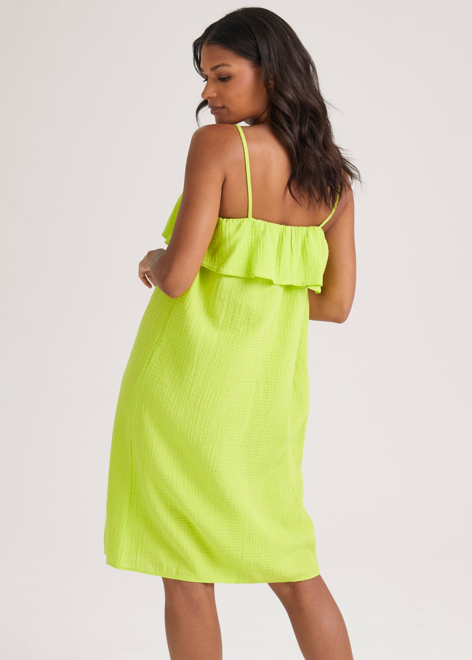 Lime summer dress online