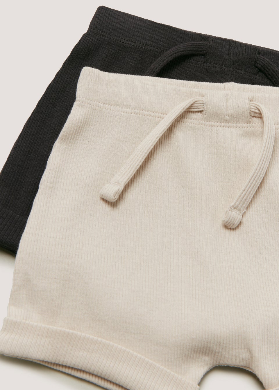 Baby 2 Pack Charcoal Runner Shorts (Newborn-23mths)