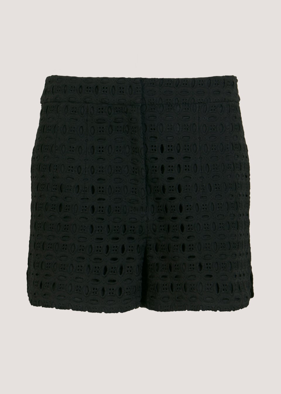 Et Vous Black Schiffli CoOrd Shorts Matalan