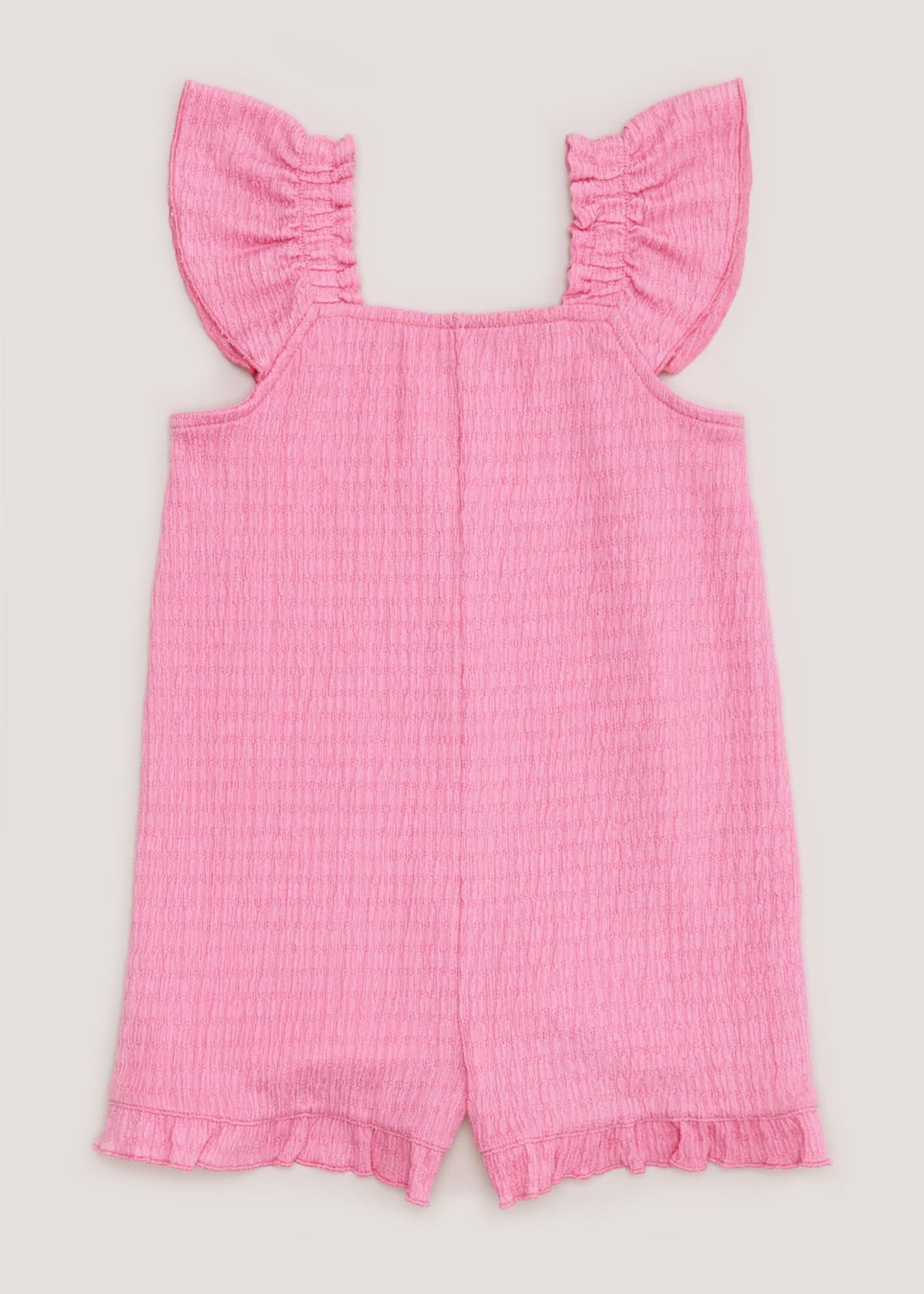 Pink frill playsuit hotsell