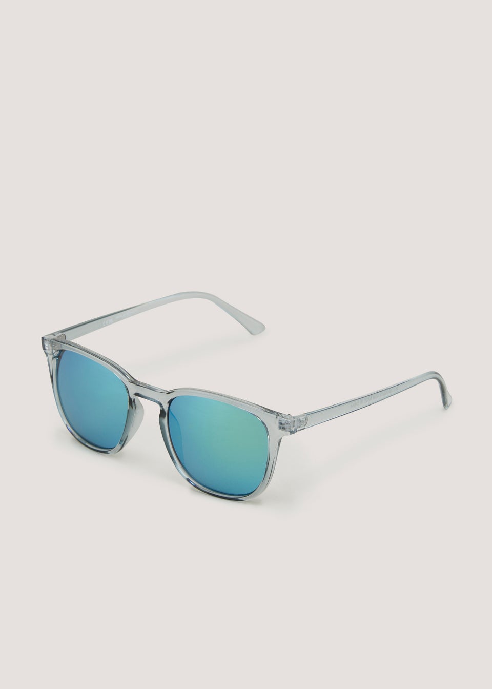 Clear reflective sunglasses outlet