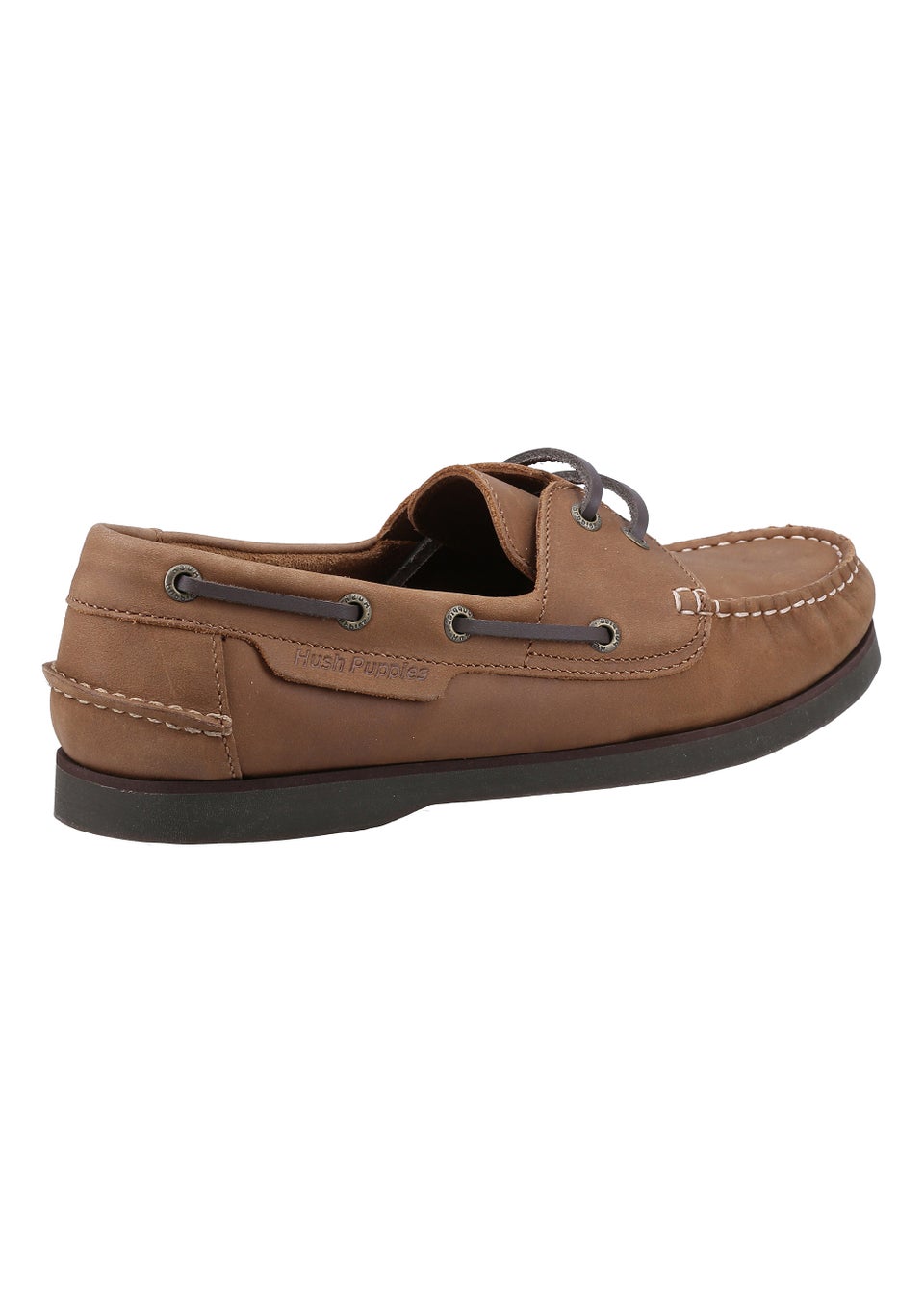 Hush Puppies Henry Tan Boat Shoes - Matalan