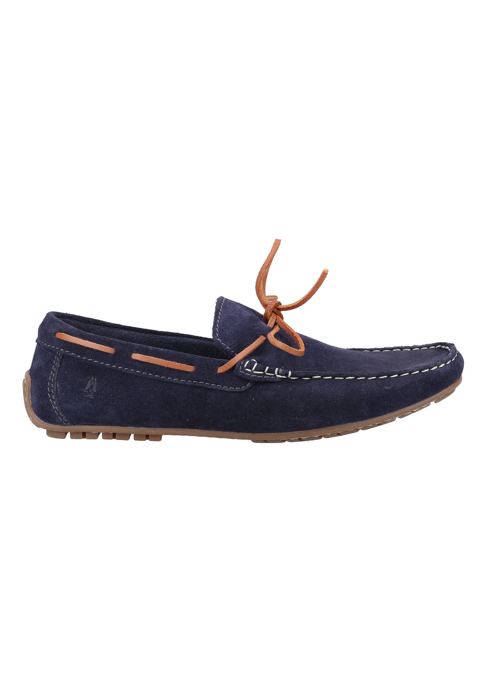 Hush Puppies Reuben Navy Boat Shoes