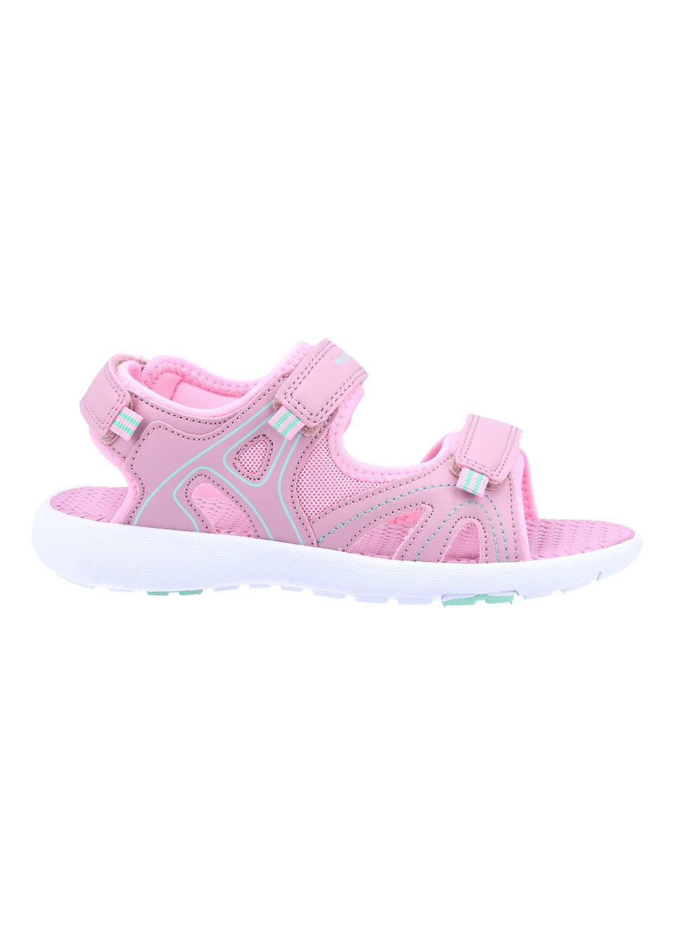 Girls Hush Puppies Lilly Pink Quarter Strap Sandals (Younger 10-Older 2 ...