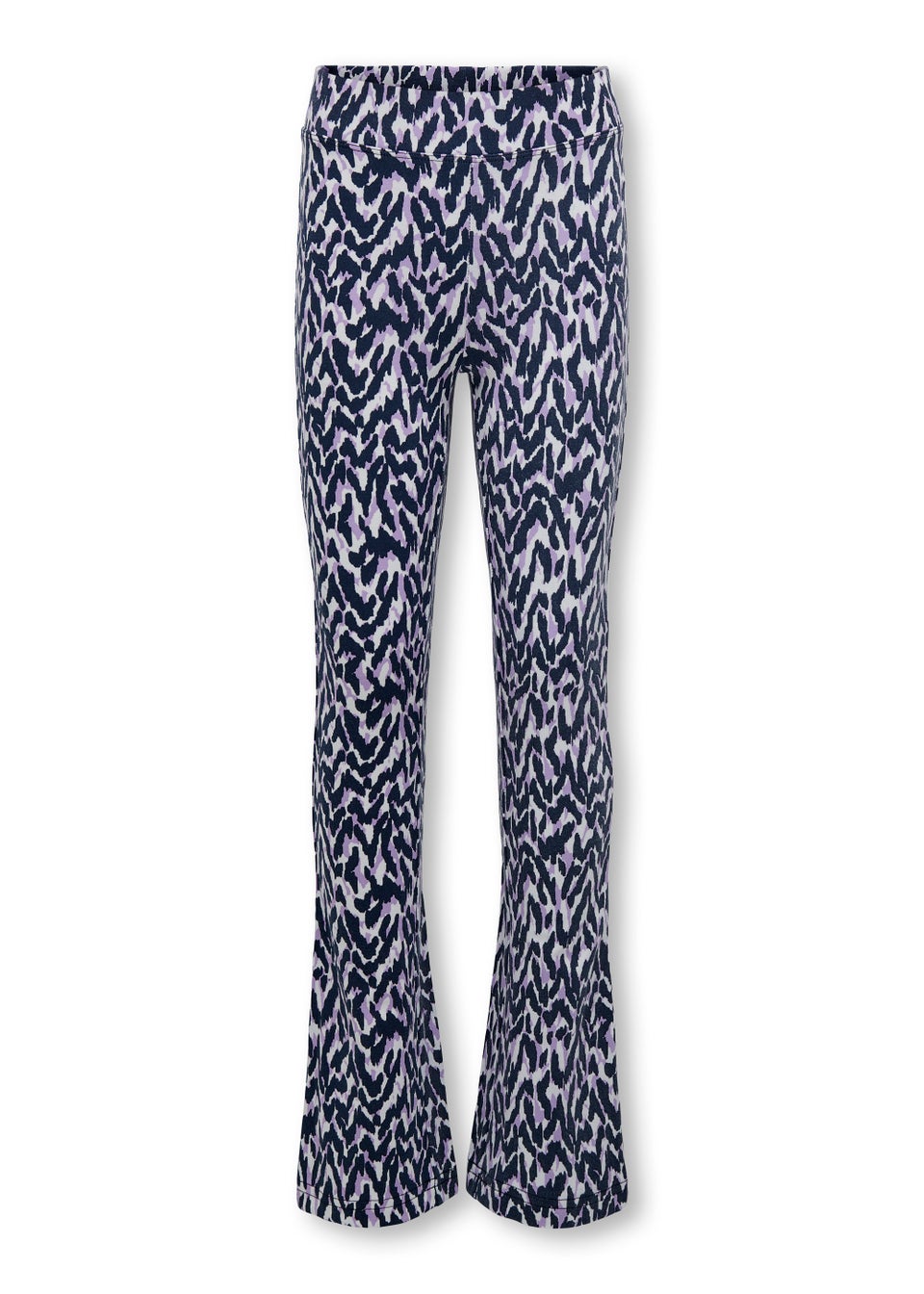 ONLY Kids Purple Print Flared Trousers (6-14yrs)