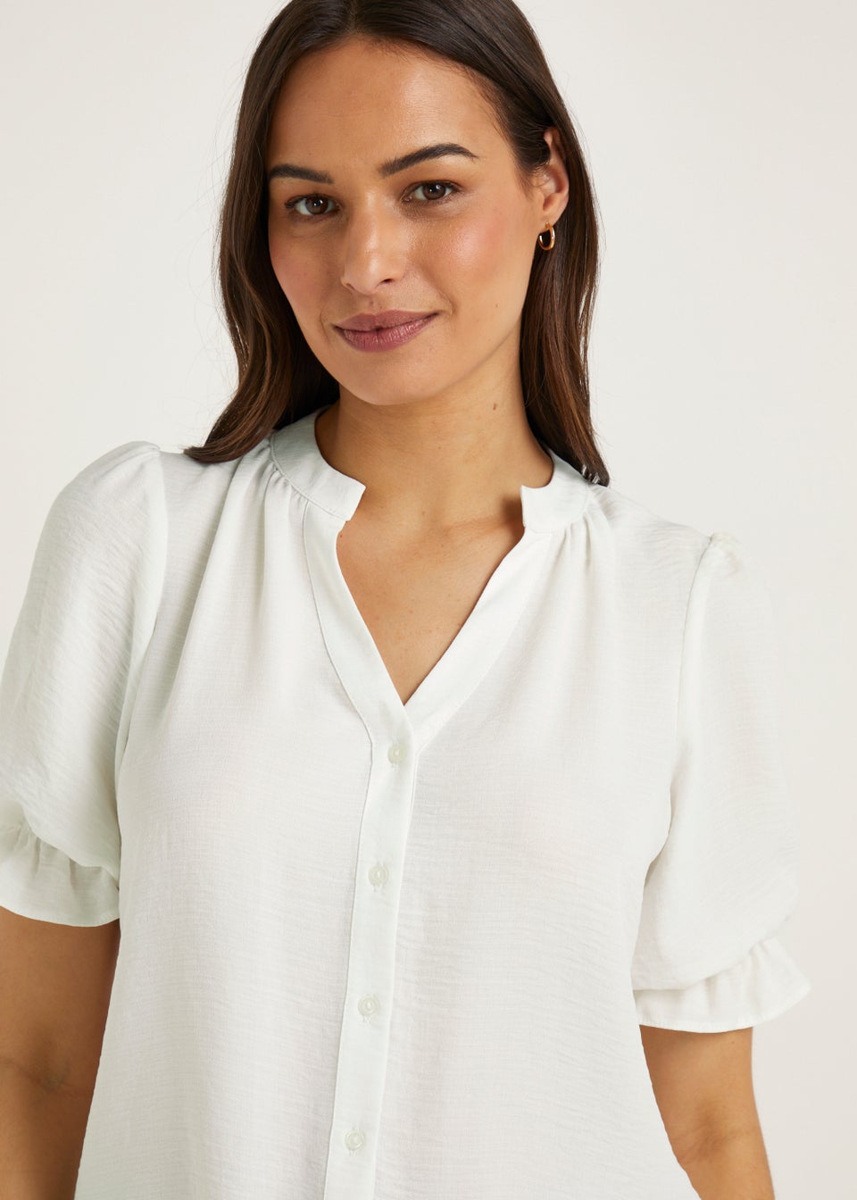 White Short Sleeve Shirt - Matalan