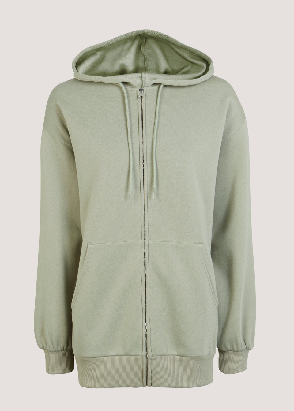 Khaki zip up hoodie womens best sale