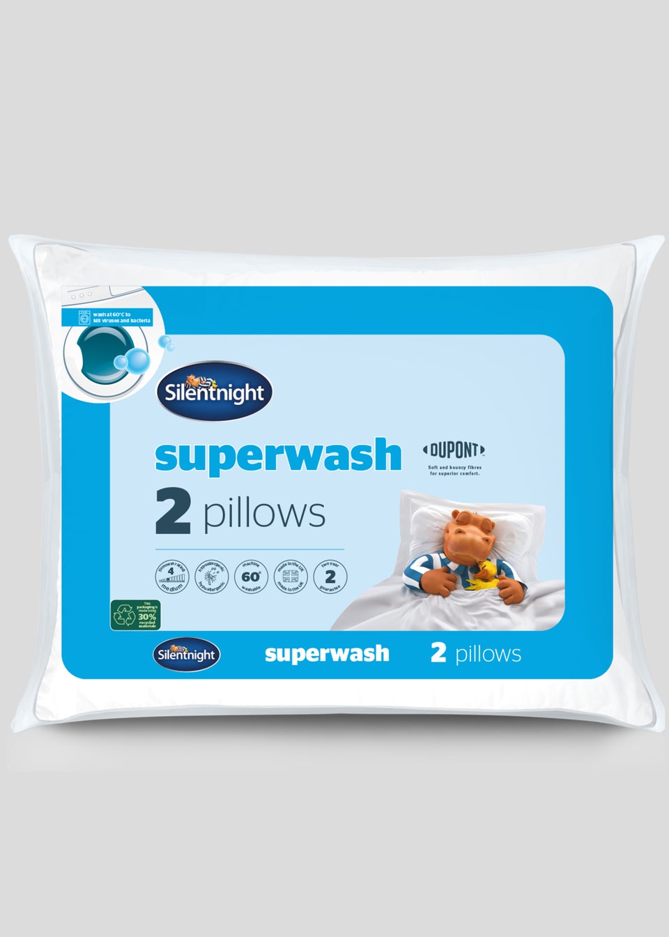 Silentnight Super Wash Pillow Pair