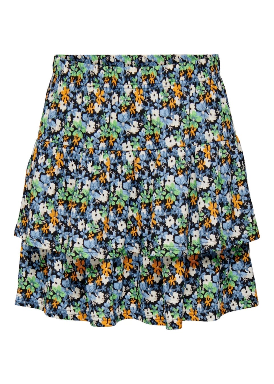 JDY Lotus Multicoloured Floral Print Layer Co-Ord Skirt - Matalan