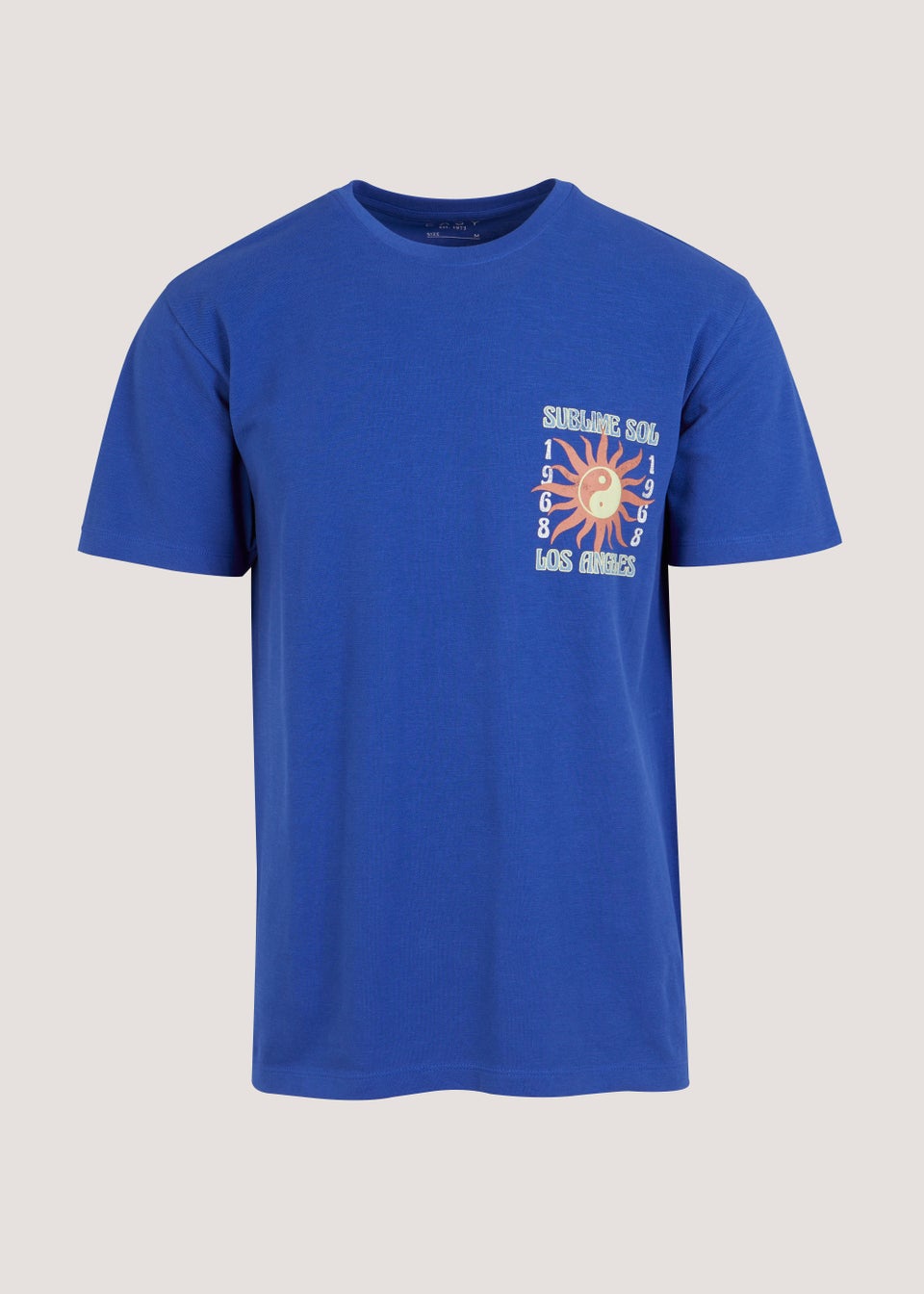 Blue Sun Print T-Shirt