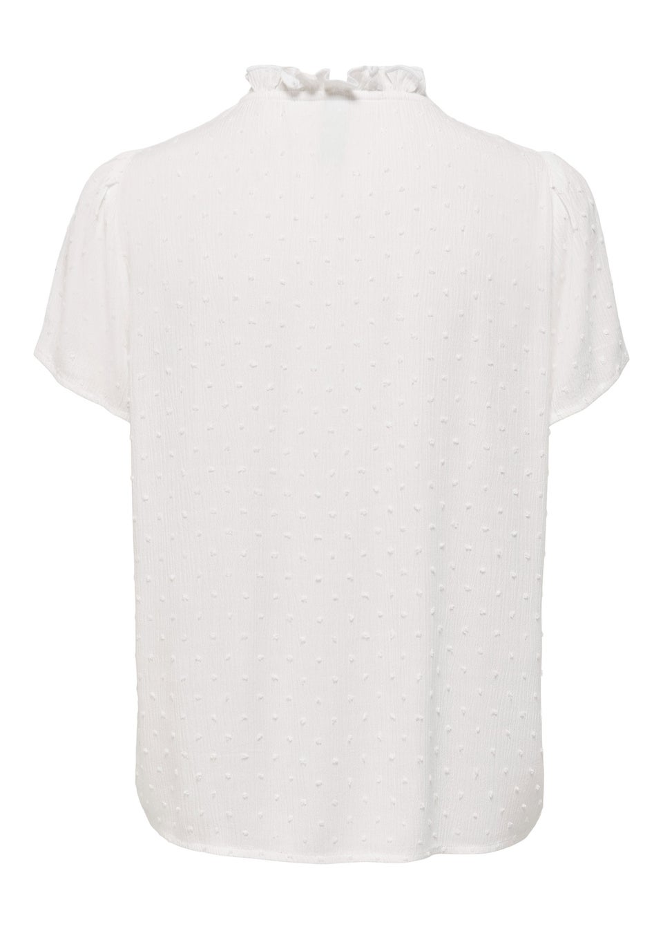 JDY Lima White Dobby Top