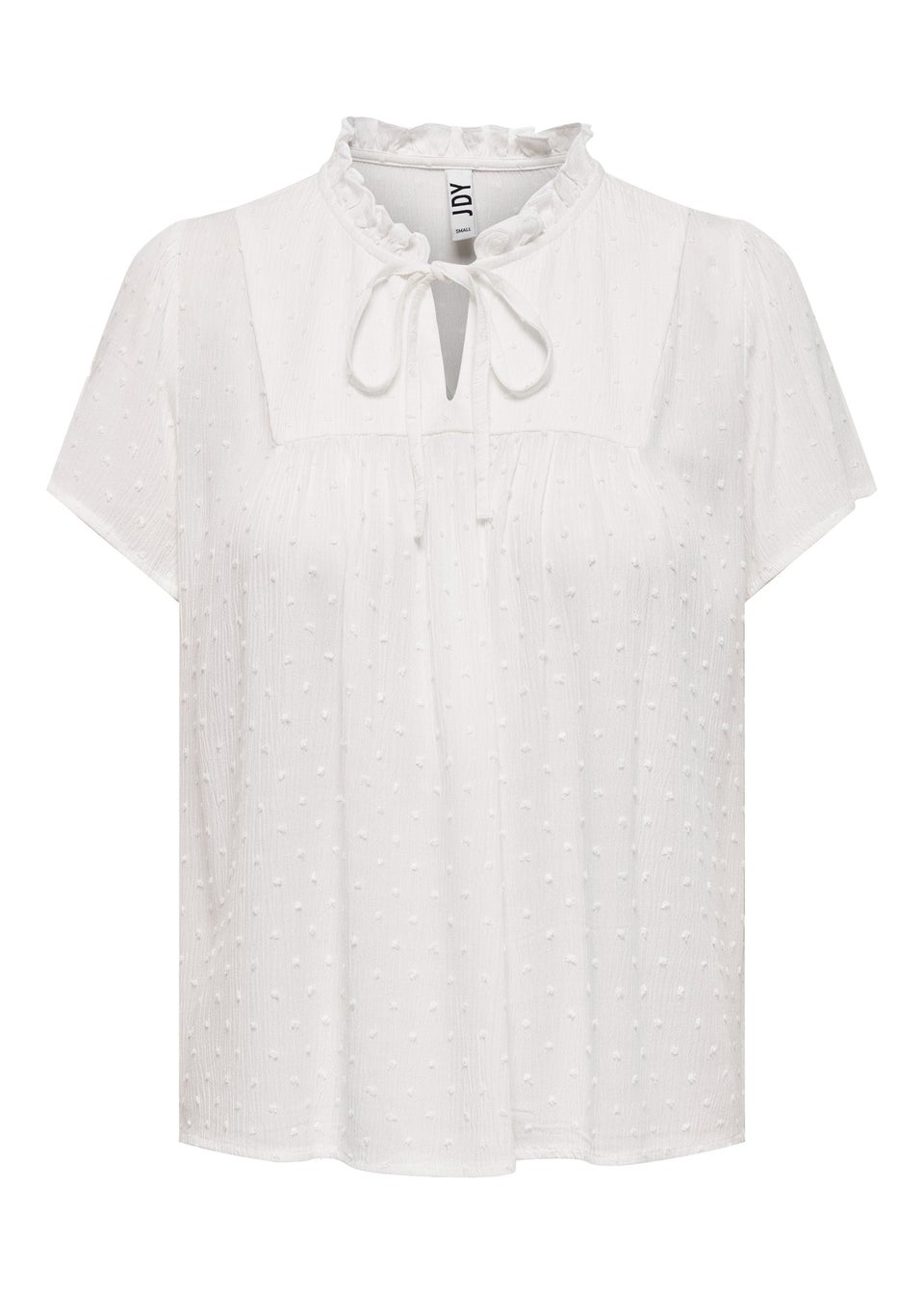 JDY Lima White Dobby Top
