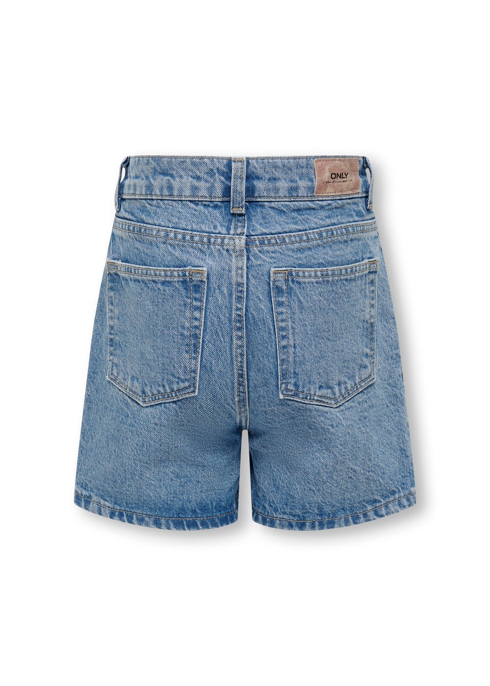 ONLY Kids Mid Wash Embroidered Denim Shorts (6-14yrs)