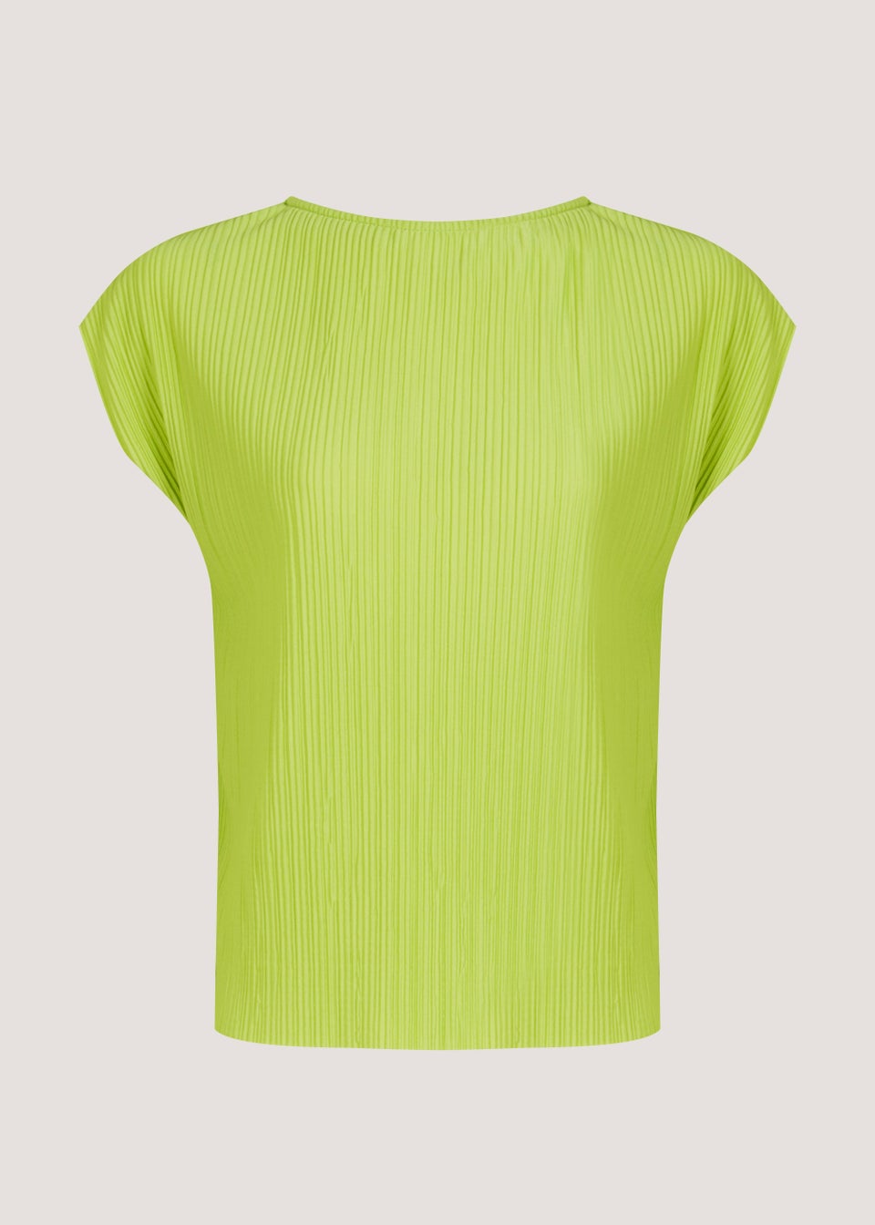 Green Plisse Co-Ord Top