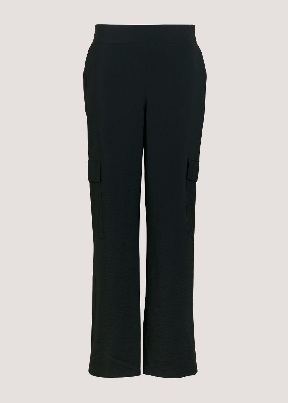 Et Vous Black Cargo Trousers Matalan