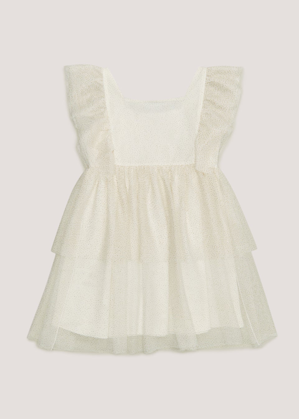 Matalan girls white top dress