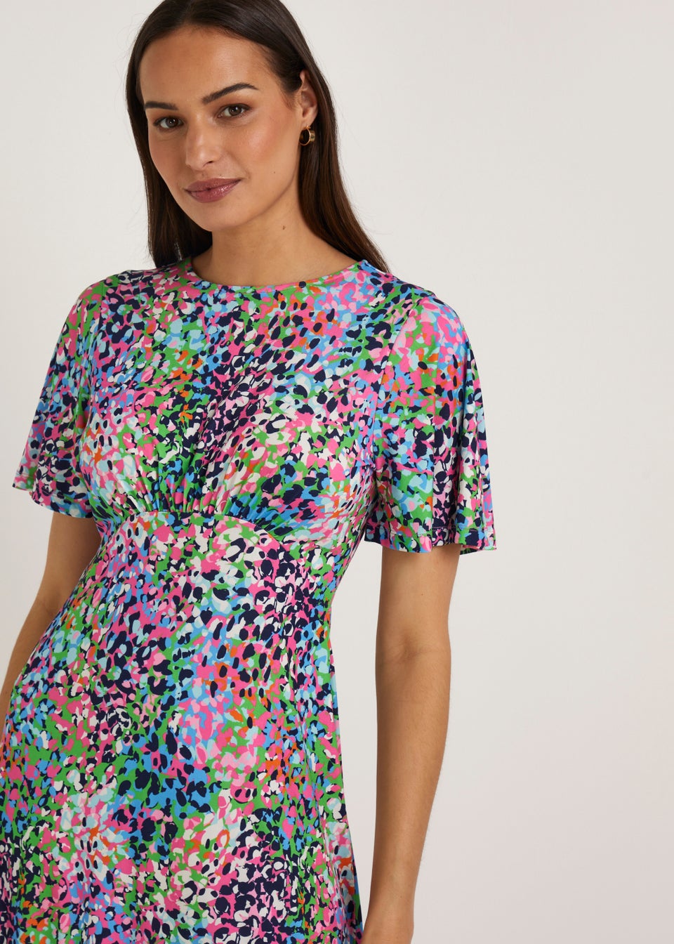 Austin spot print mini dress 2025