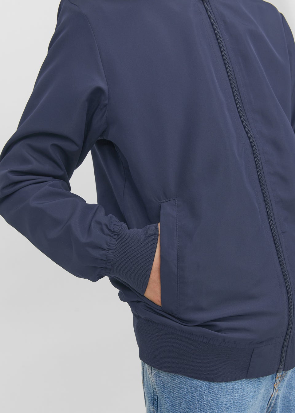 Jack & Jones Junior Navy Palma Bomber Jacket (6-16yrs)