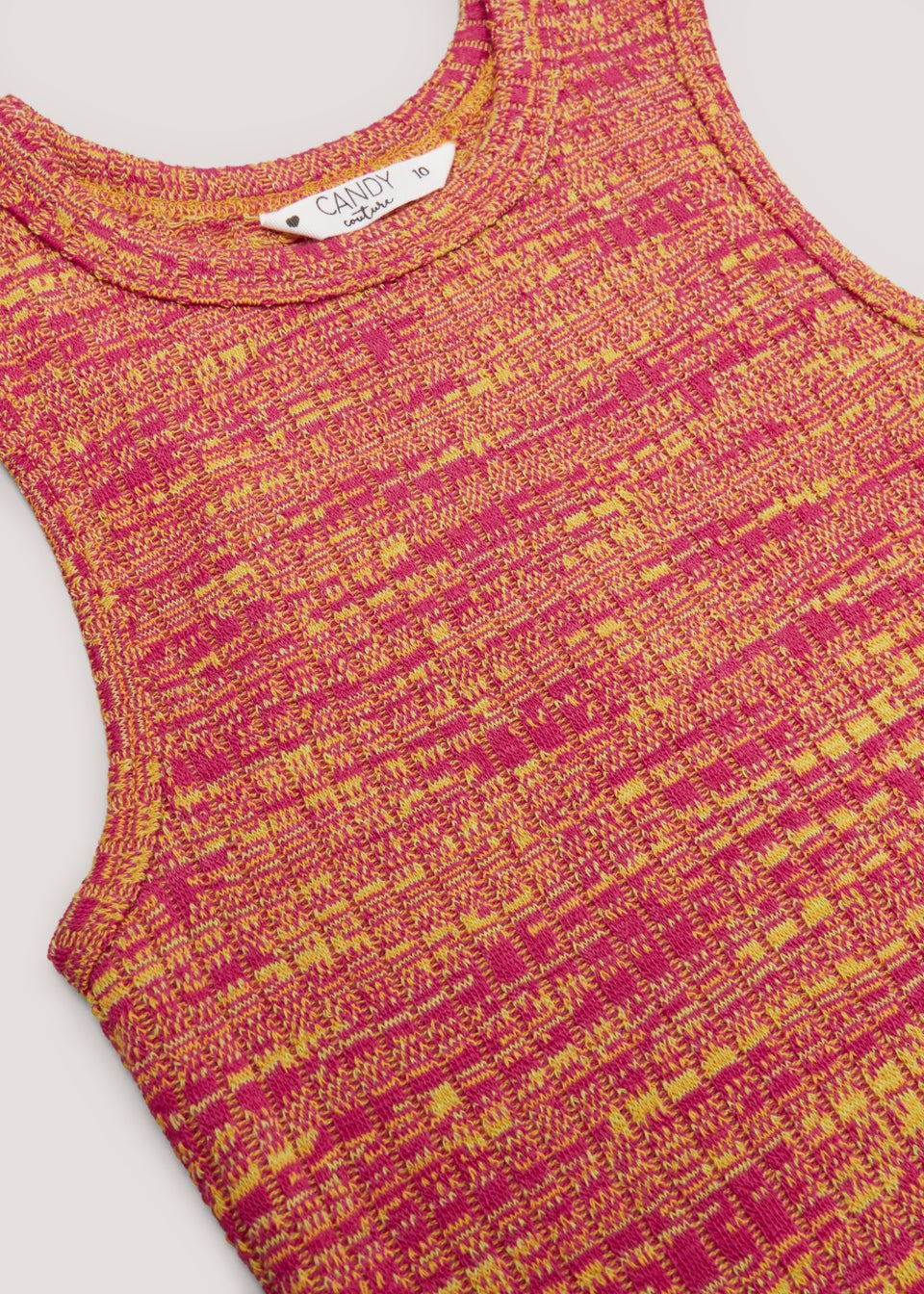Girls Candy Couture Pink Space Dye Dress (9-16yrs)