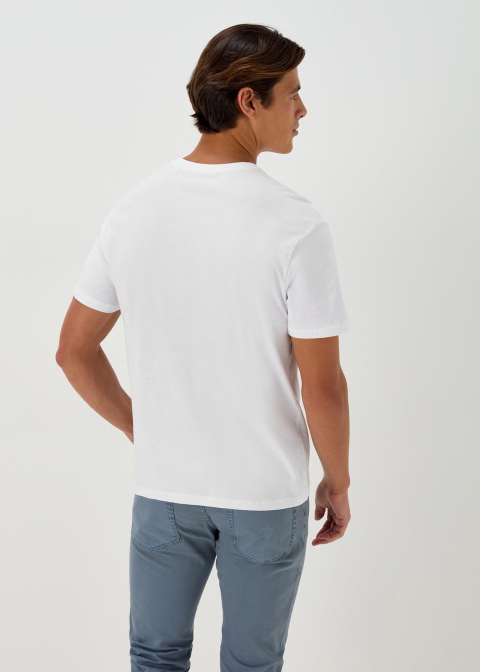 White Essential V-Neck T-Shirt