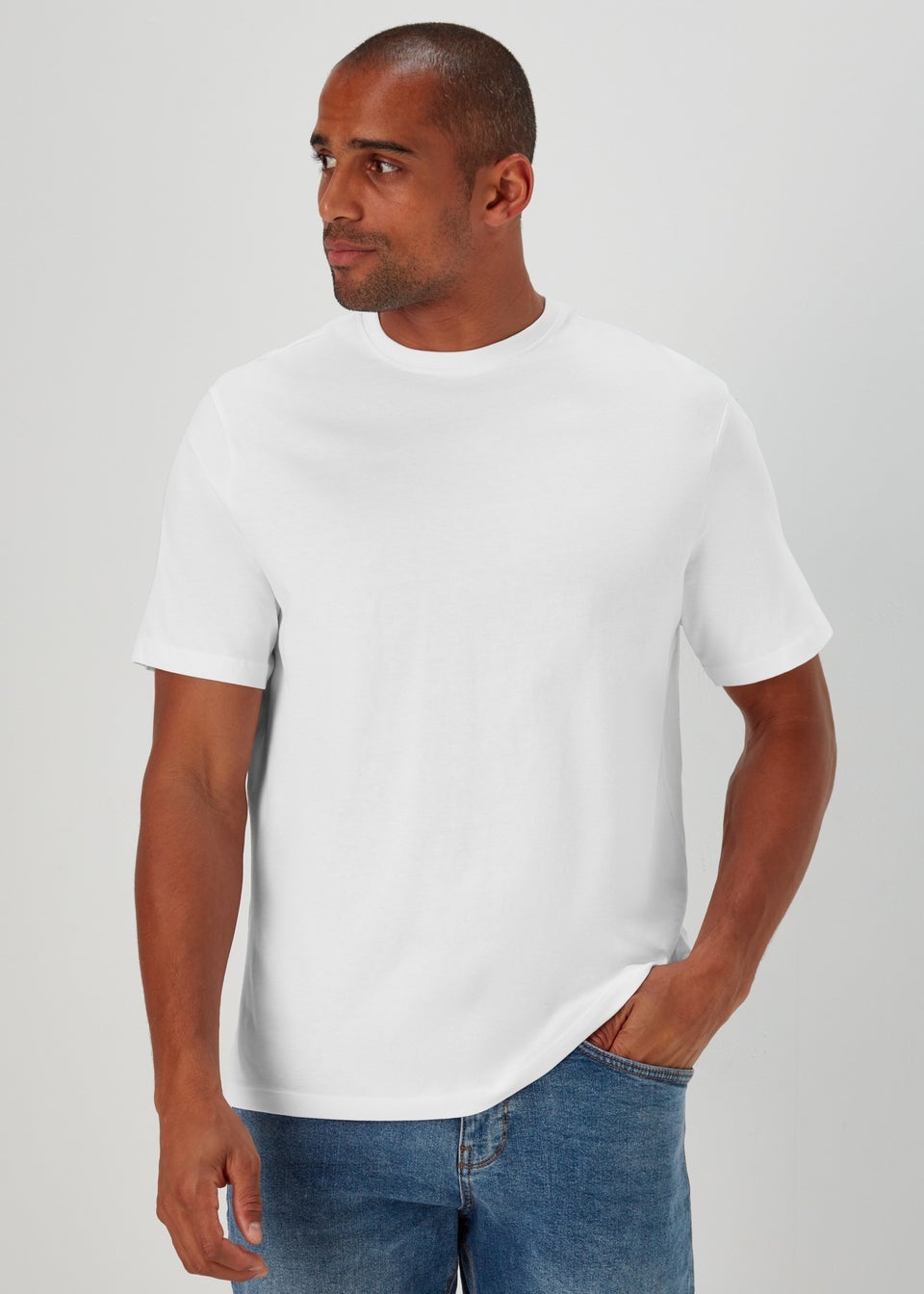 Men s Plain T Shirts Plain White Black T Shirts Matalan