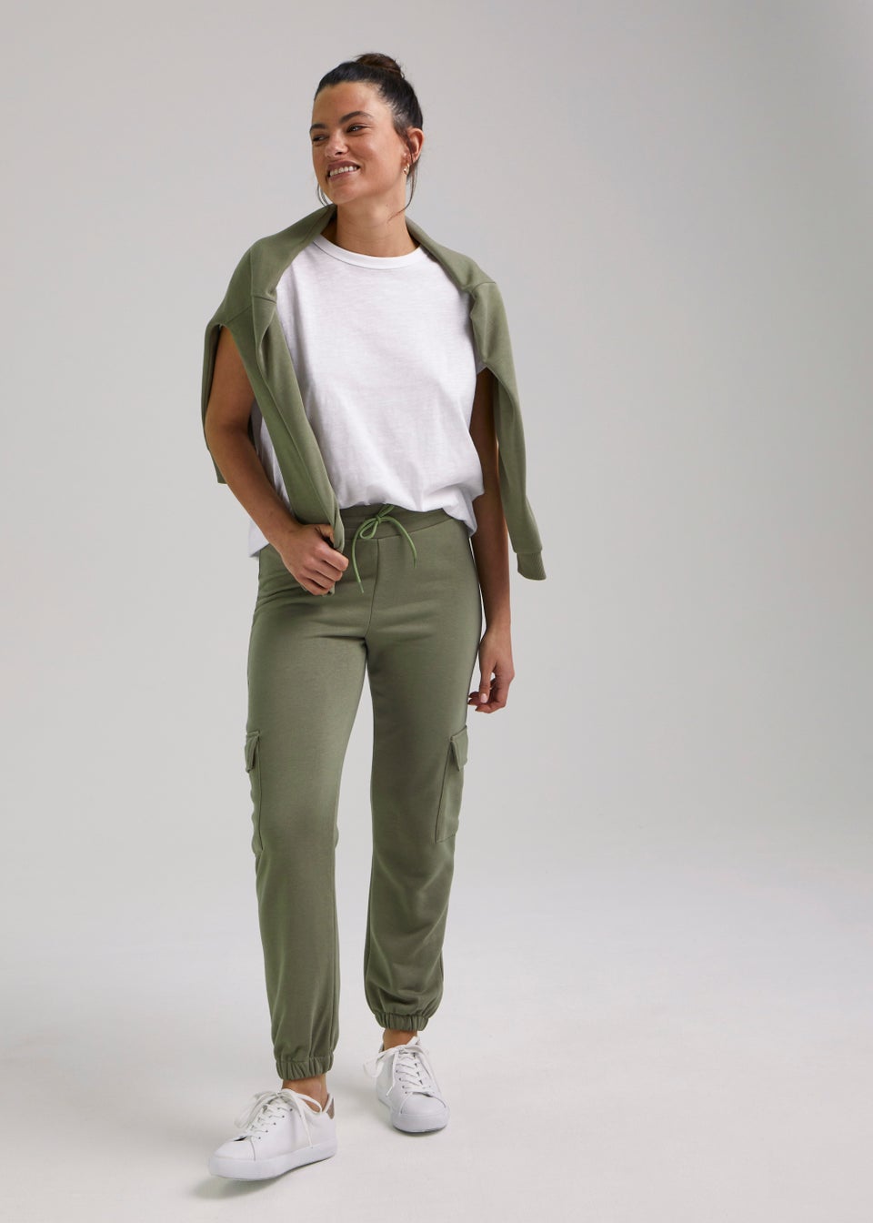Khaki Utility Jogger