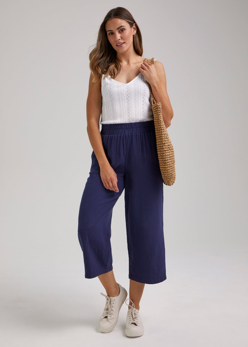 White Ring Vest Top