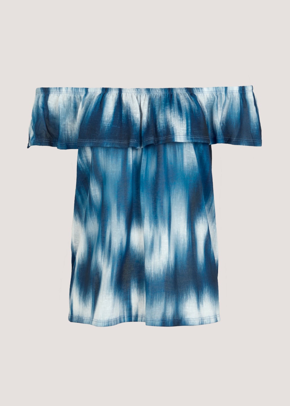Tie dye bardot top top