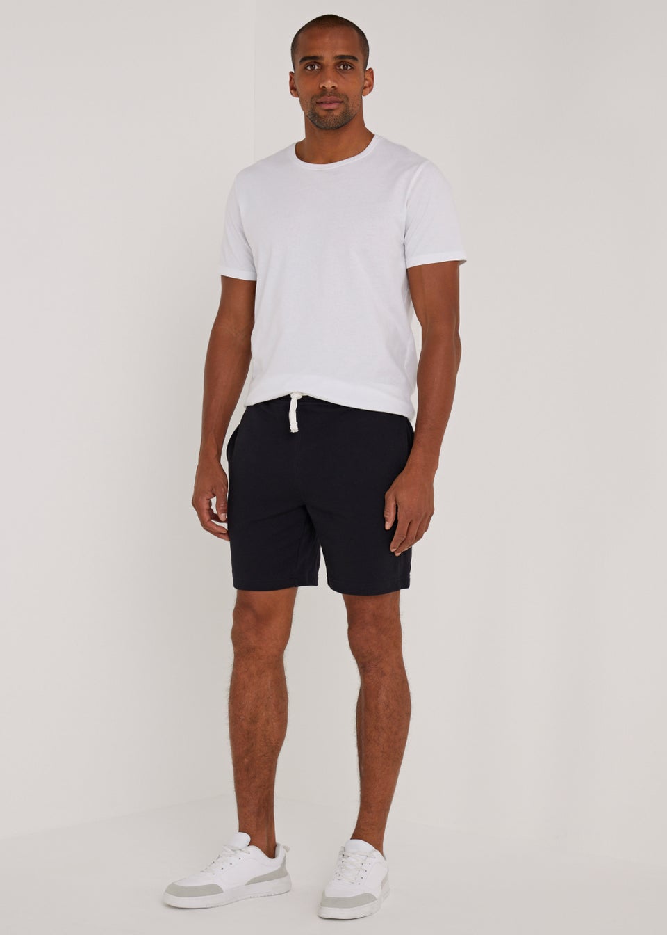 Black Essential Jogger Shorts