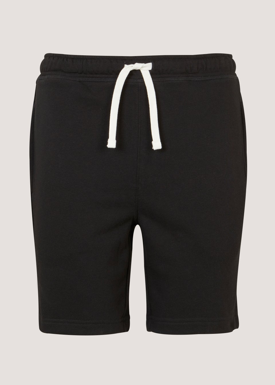 Black Essential Jogger Shorts