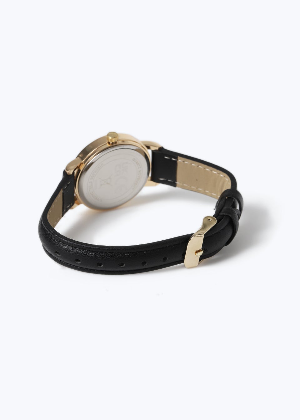 Black Strap Watch Matalan