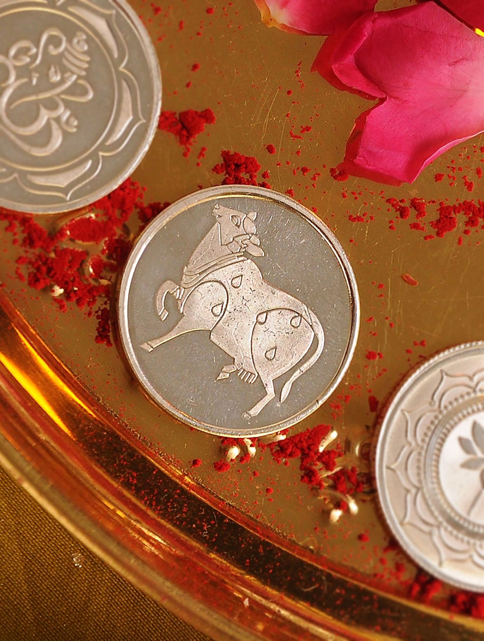 Women Kaam Dhenu Silver Coin