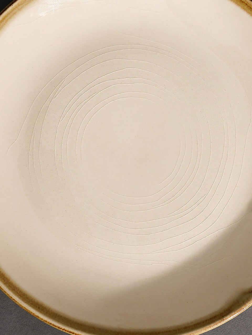 Ivory Ceramic Dip Bowl