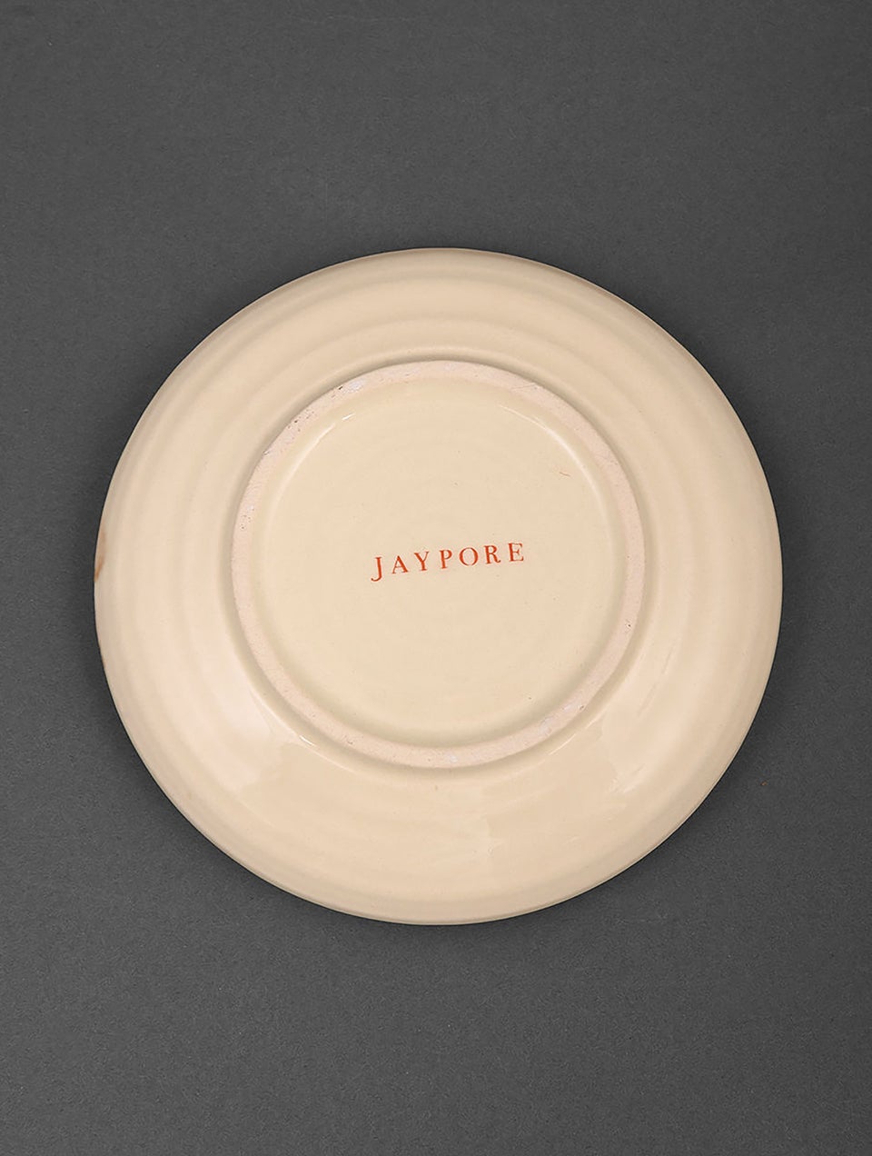 Ivory Ceramic Plate