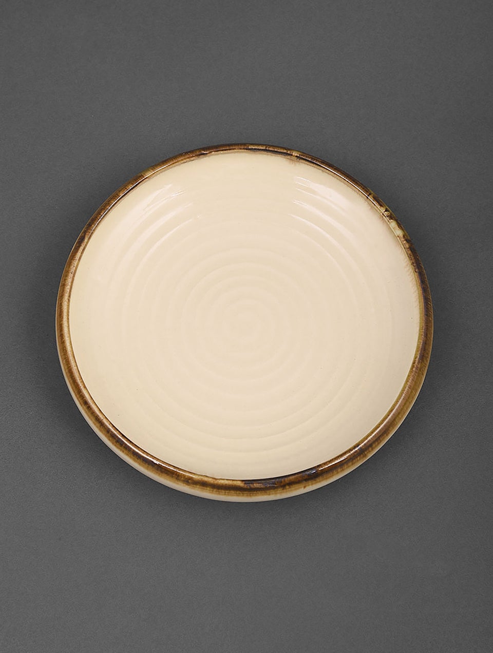 Ivory Ceramic Plate