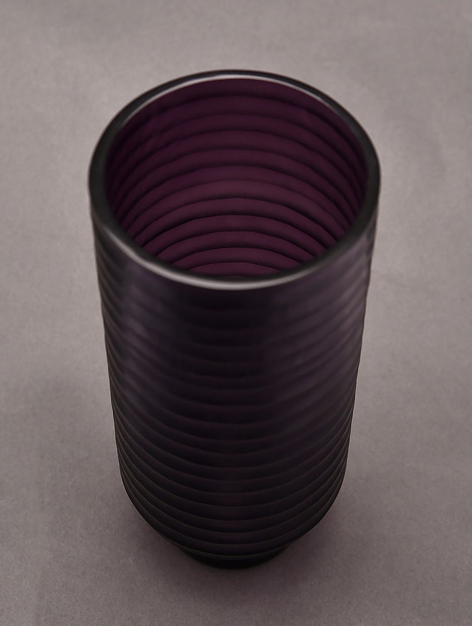 Violet Handblown Glass Vase