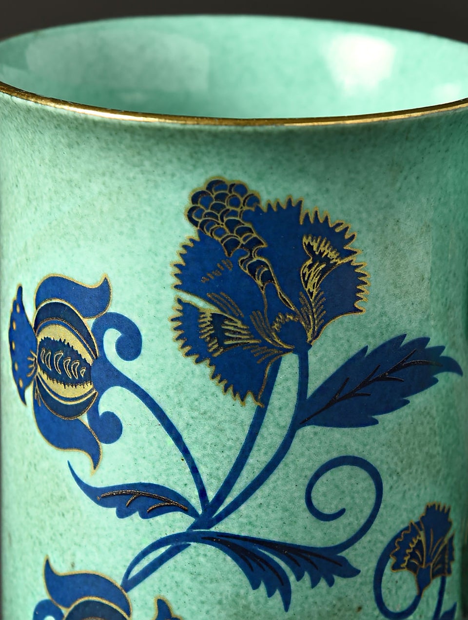 Artic Green Floral Mug