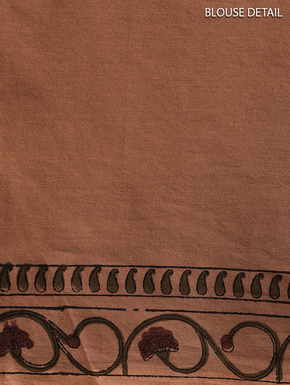 Women Pink Block Printed Voil Saree