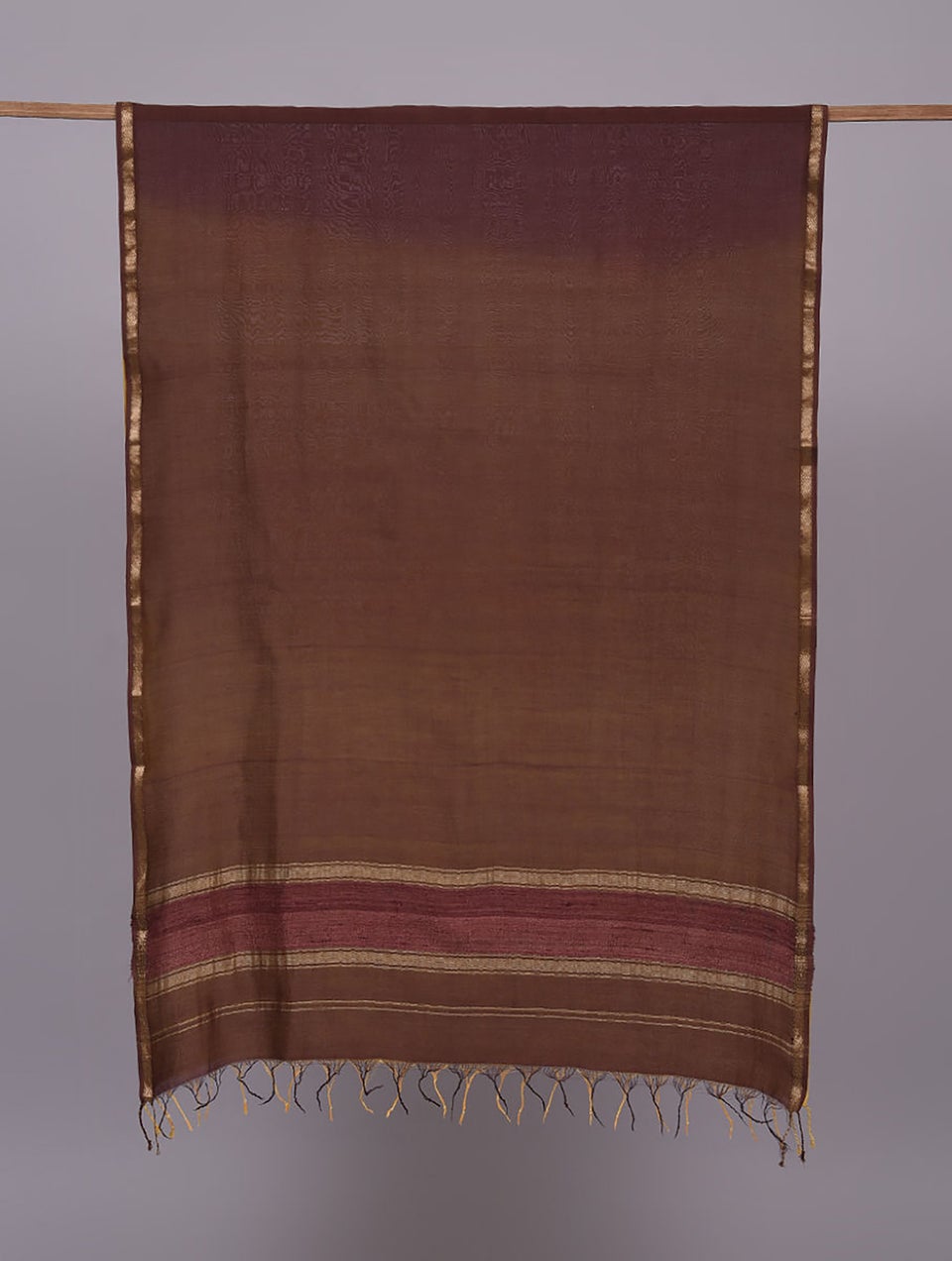 Women Multicolour Cotton Silk Maheshwari Dupatta