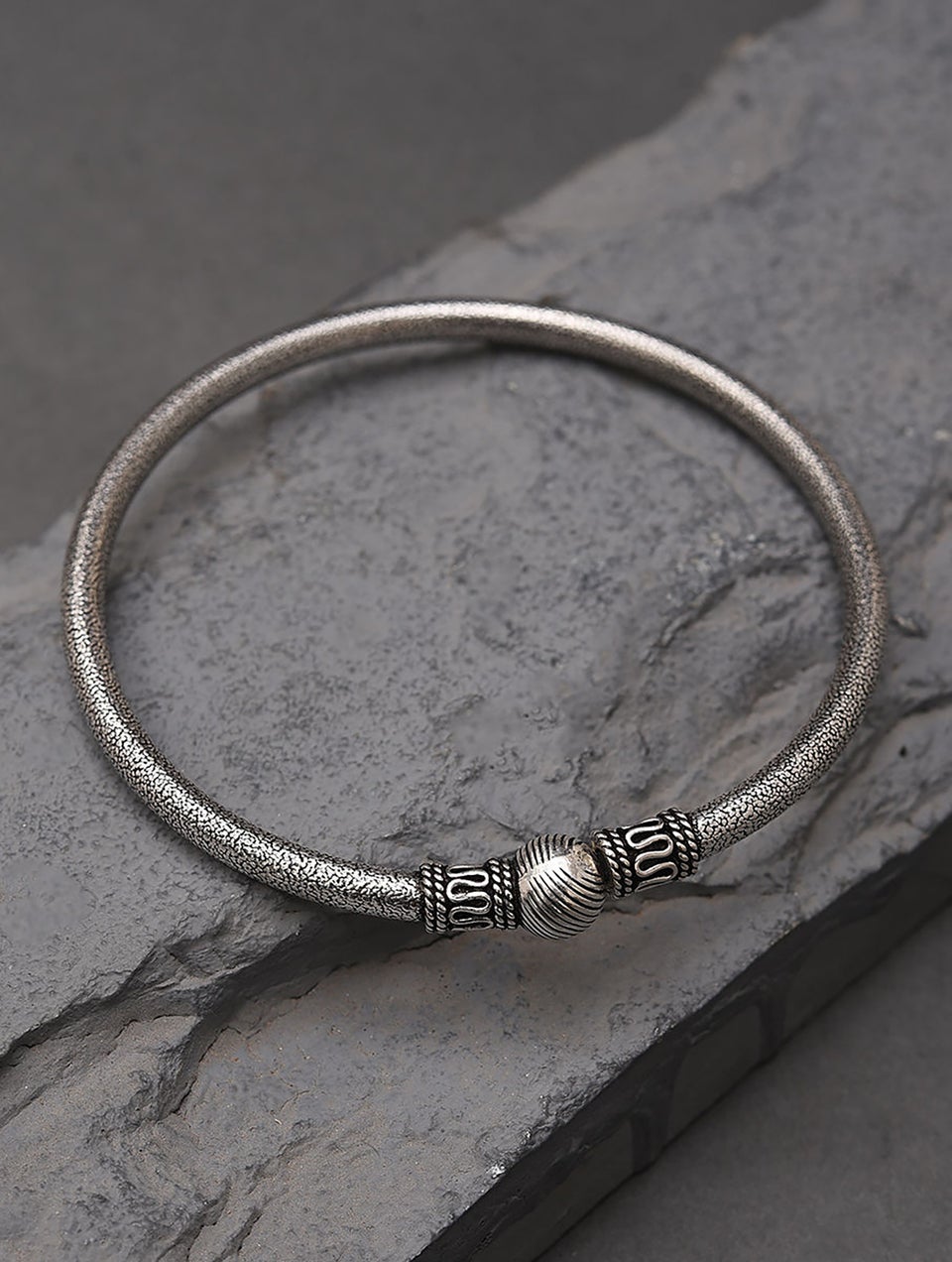 Women Tribal Silver Openable Anklet