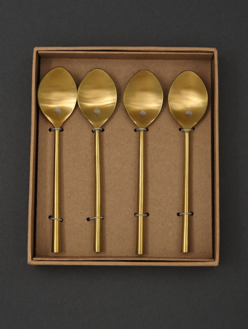 Gold Tone Dinner Spoons