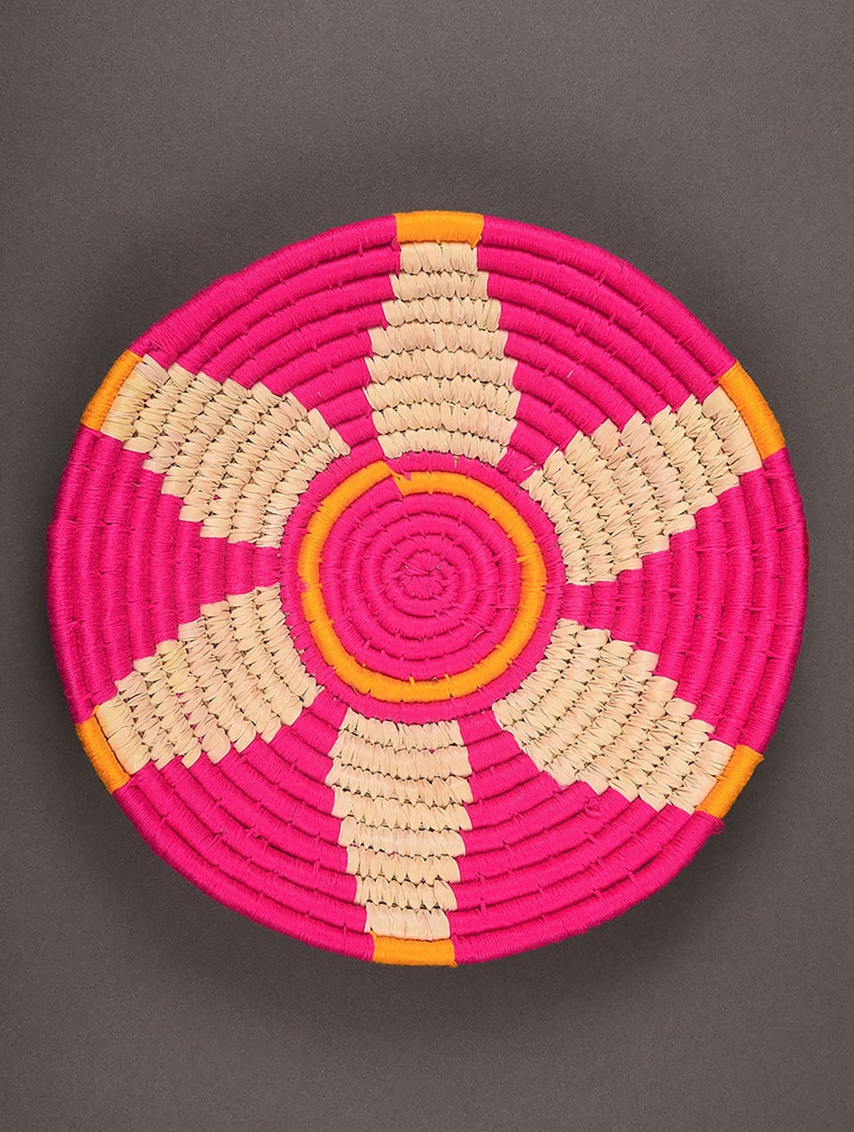 Assorted Handwoven Sabai Grass Basket Set