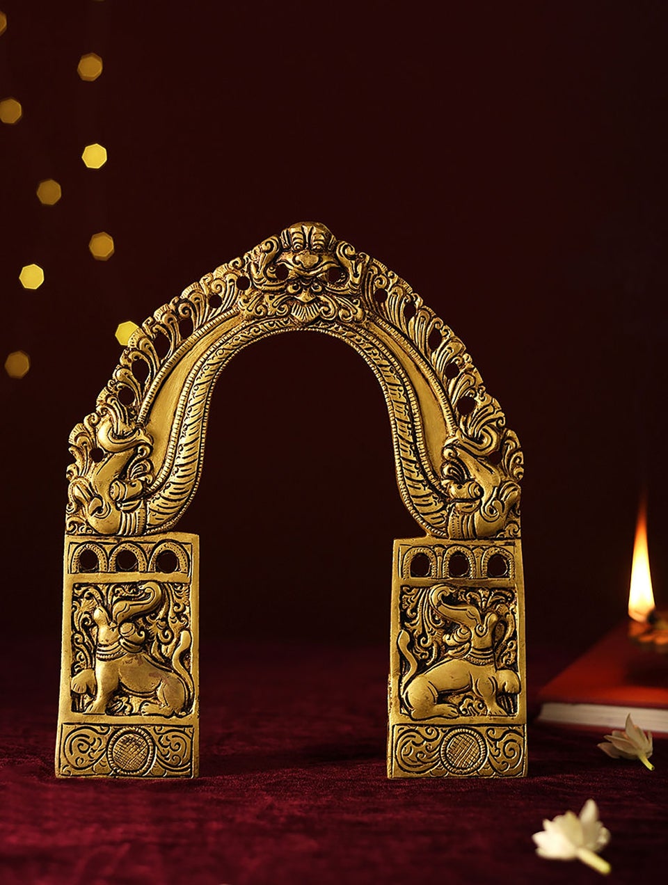 Brass Handcrafted Prabhavali