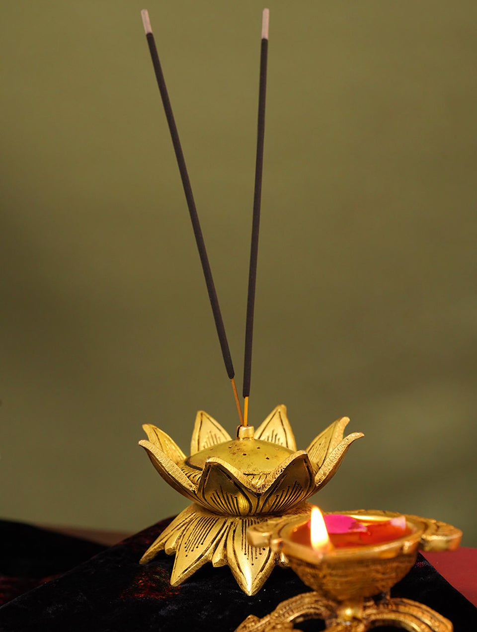 Brass Handcrafted Incense Holder