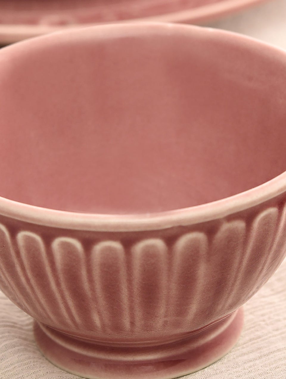 Pink Ceramic Multipurpose Bowl