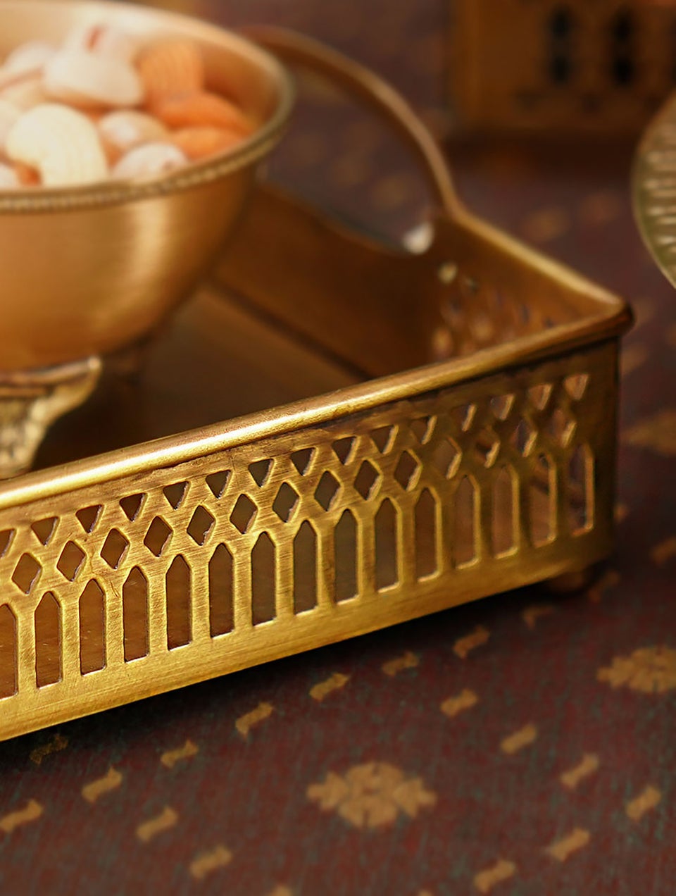 Brass Handcrafted Tray
